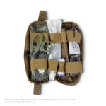 Аптечка тактична горизонтальна Slim MP, вологостійка. Чорний 4