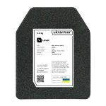 Стальная бронеплита 5 класс защиты. Вес 4.4 кг. Размер M (25х30 см.)