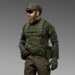 Плечова система для тактичного пояса з евакуаційною ручкою. Cordura 1000. Олива 3