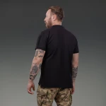Футболка-поло тактична Ukrarmor Polo Reflex. Cotton. Колір Чорний 3