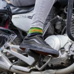 Шкарпетки водонепроникні Dexshell Running, з блакитними смугами 2