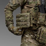 Боковые бронепластины 3 класс защиты (комплект) СВМПЭ 21.5х16 см. Мультикам 11