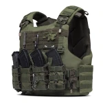 Бойовий бронежилет IBV-2 (Stanag 2920). Вага 3.7 кг. Збільшена площа захисту. Олива. S/M 14