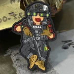 Патч (шеврон) «Малюк народжений для війни V2» від Sanchi×А.Т.А.К.А. М’який ПВХ пластик 2