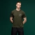 Футболка Basic Military T-Shirt. HMMWV. Cotton and Elastane, олива 2