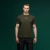 Футболка Basic Military T-Shirt з колекції NAME. Cottone/Elastane, олива 2