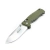 Ніж складаний Ganzo G720-G. Нержавіюча сталь. Зелений