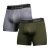 Труси чоловічі “Soldier's Boxer” (2 шт.). Матеріал Charged Cotton. Олива-Сірий